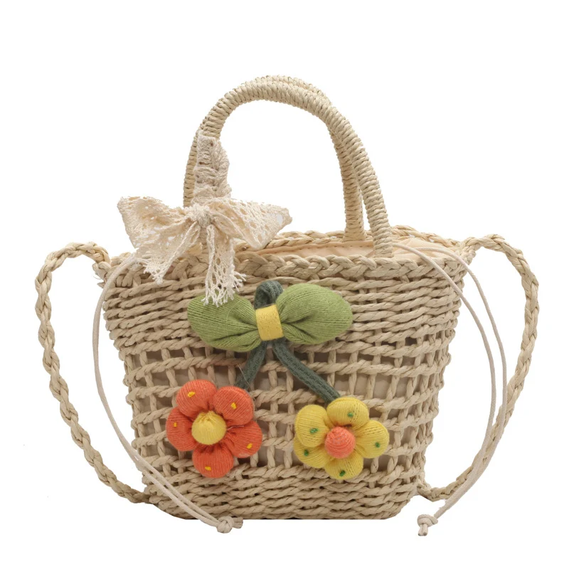 Handgefertigte gehäkelte Schultertasche