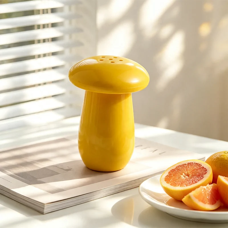Pilz-Zahnstocher-Behälter, Makronen-Design