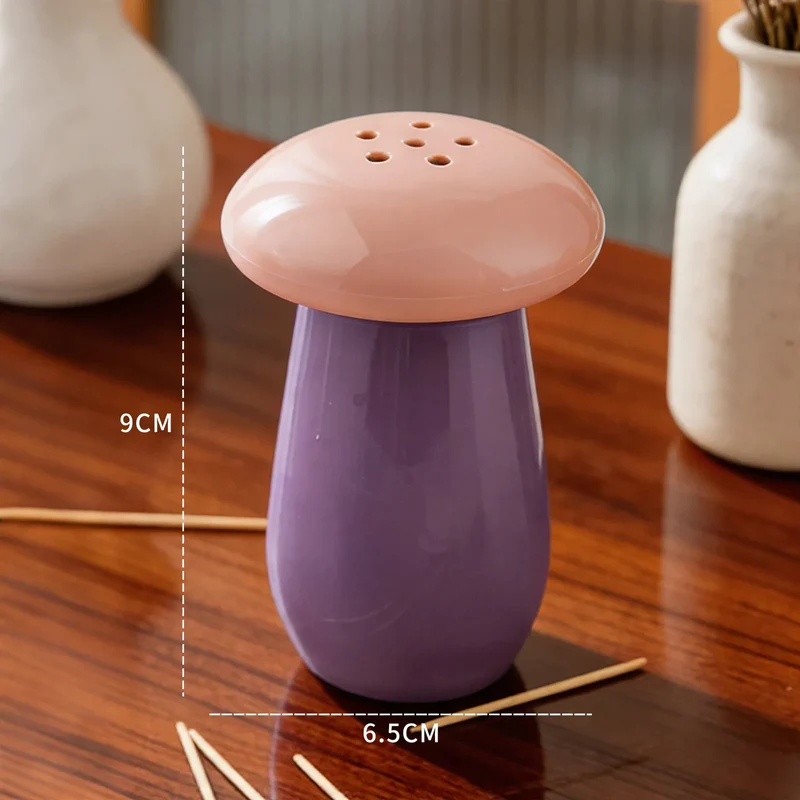 Pilz-Zahnstocher-Behälter, Makronen-Design