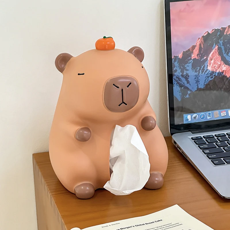 Papiertuchbox, Capybara-Design, Kunststoff