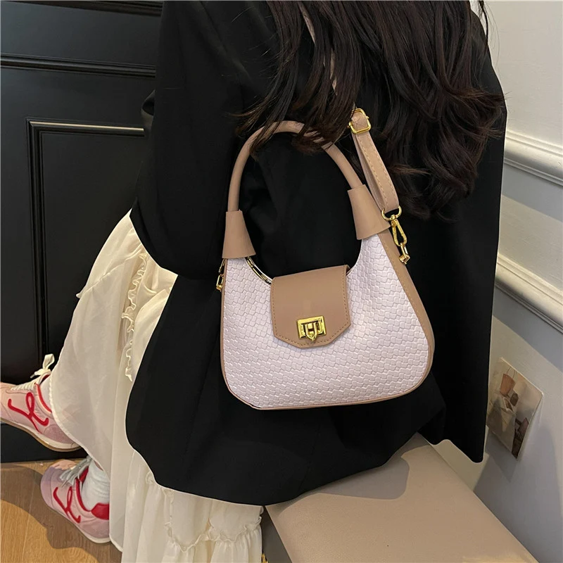 Elegante Gewebte Handtasche