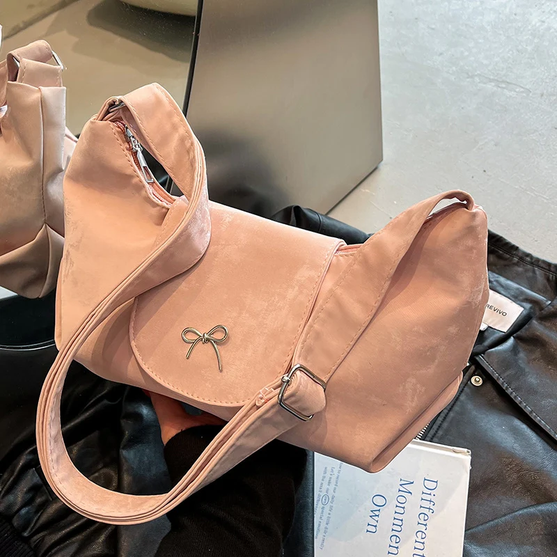 Elegante Samt Schultertasche
