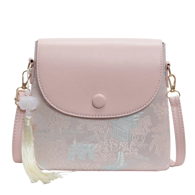 Elegante Texturierte Mini Umhängetasche