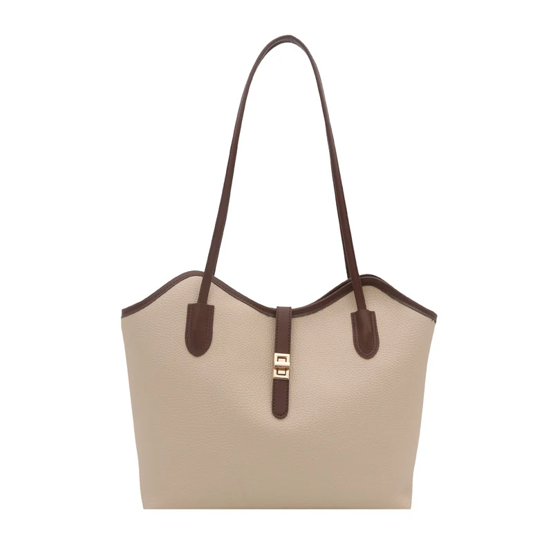 Elegante Strukturierte Leder Tote Bag