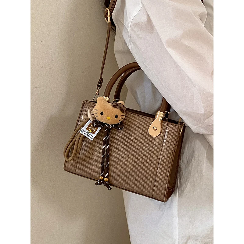 Elegante Texturierte Handtasche Schultertasche