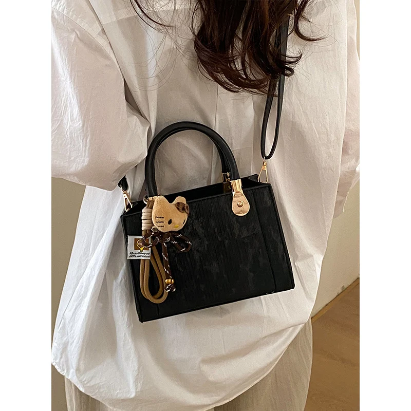 Elegante Texturierte Handtasche Schultertasche