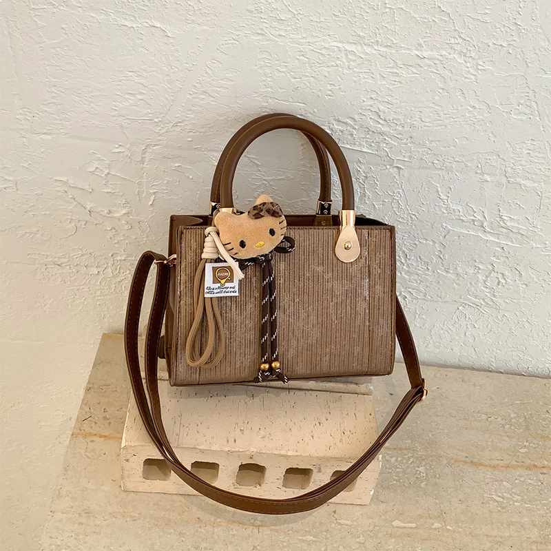 Elegante Texturierte Handtasche Schultertasche