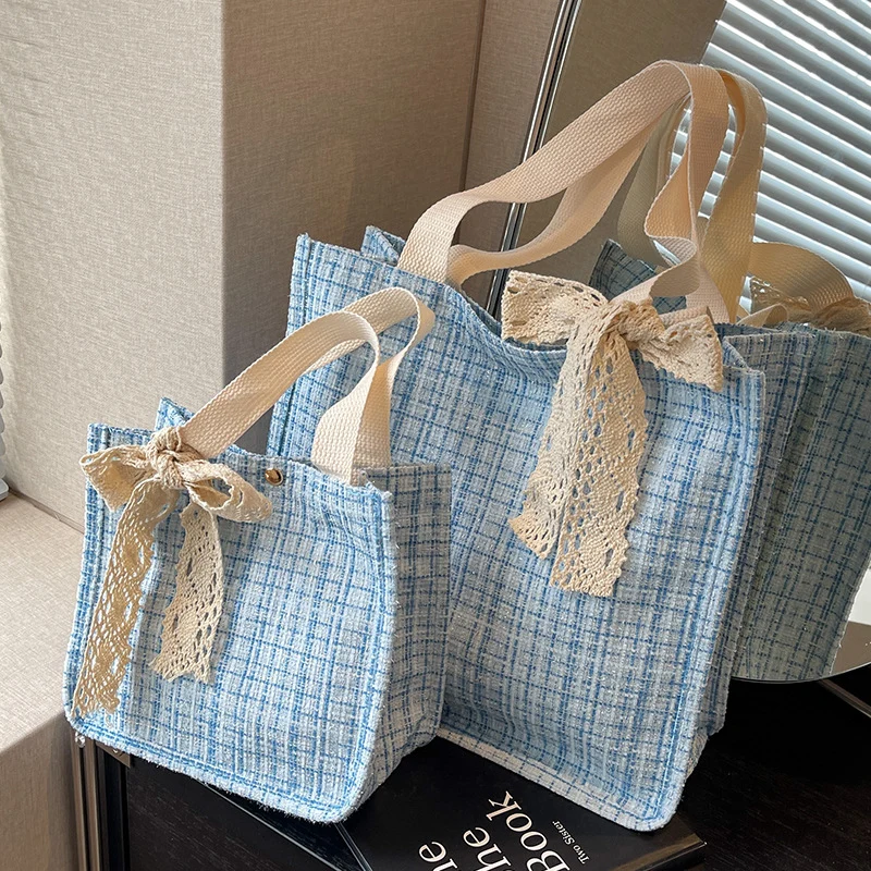 Spitzen-Detail Strukturierte Tote Bag