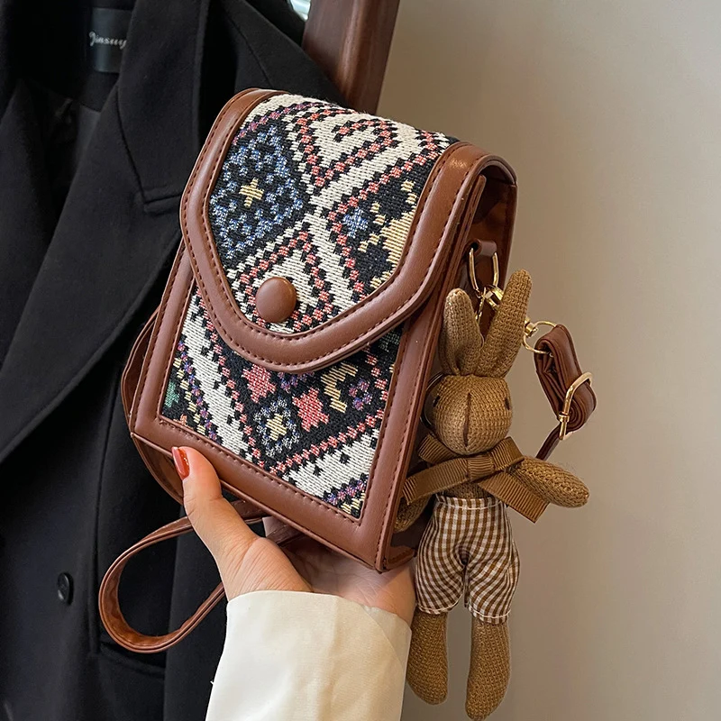 Handgefertigte Bohemian Umhängetasche