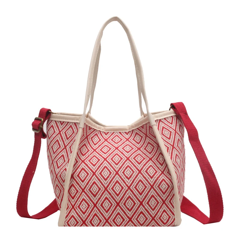 Geometrisch gemustertes Tote Bag