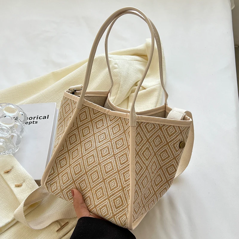 Geometrisch gemustertes Tote Bag