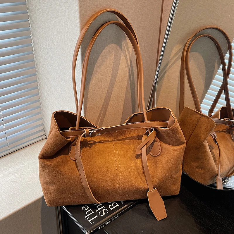 Elegante Wildleder Handtasche