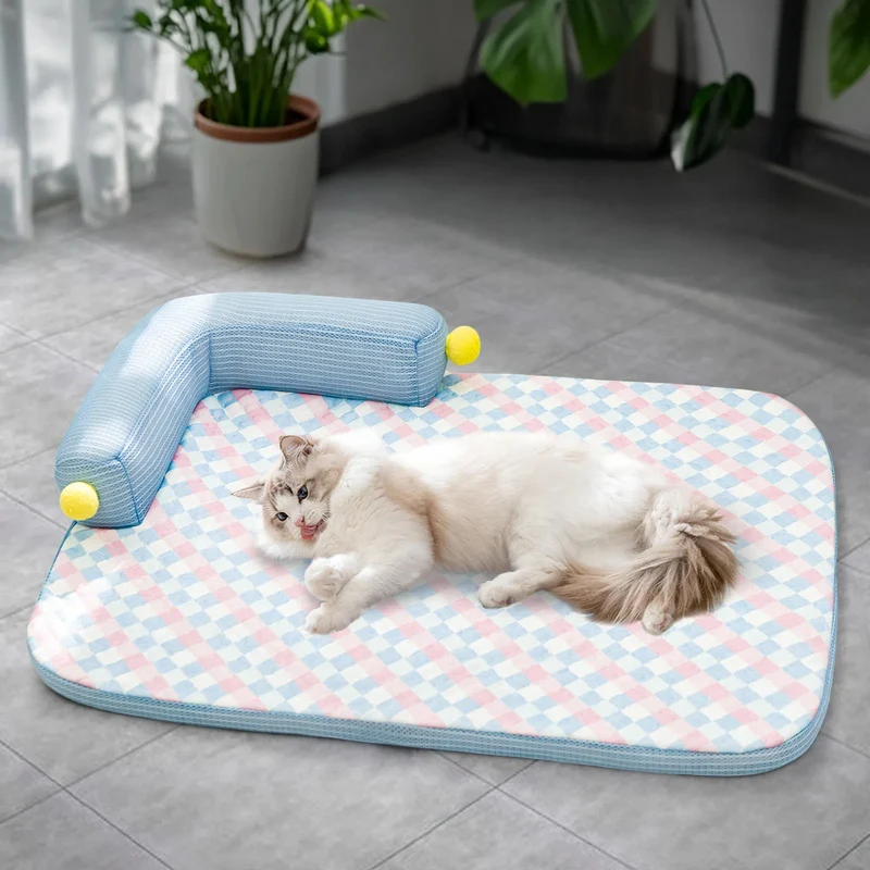 Kühlbett für Katzen und Hunde, L-Form