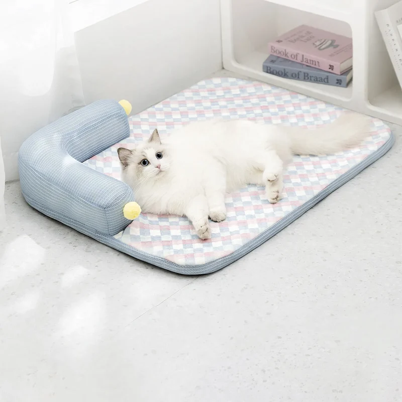 Kühlbett für Katzen und Hunde, L-Form