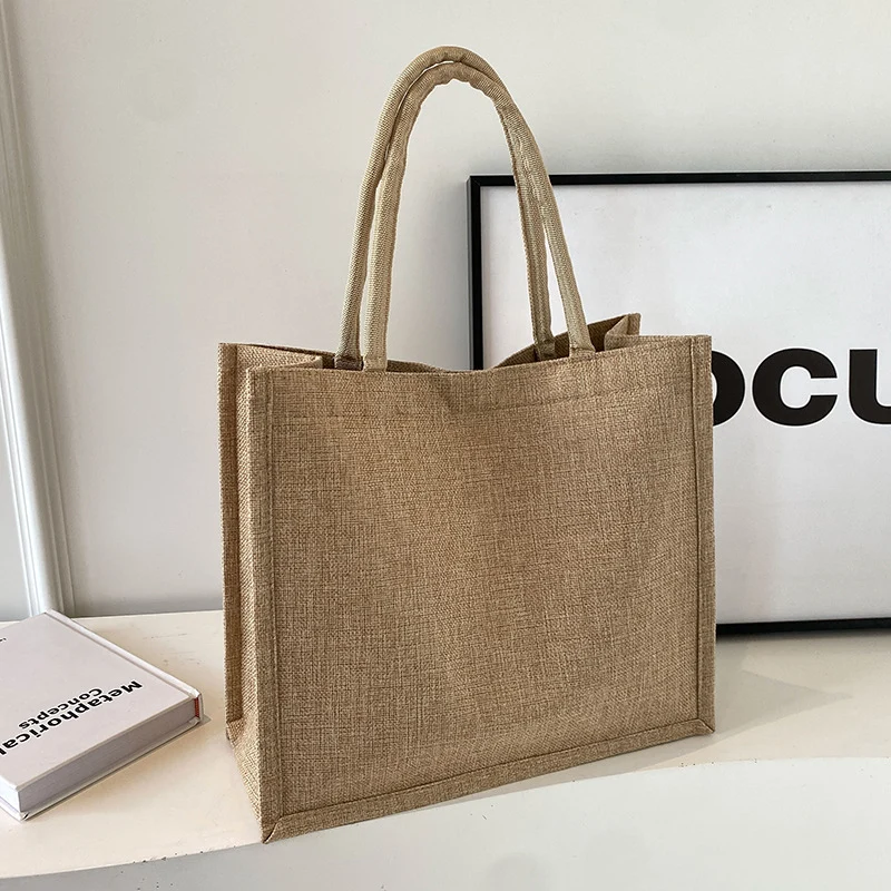 Umweltfreundliche Jute Tragetasche