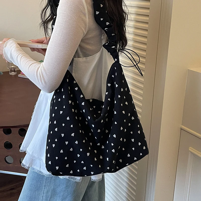 Herzprint Gemütliche Hobo Tasche