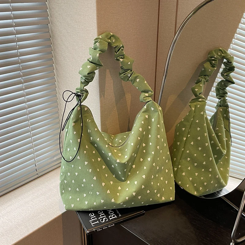 Herzprint Gemütliche Hobo Tasche