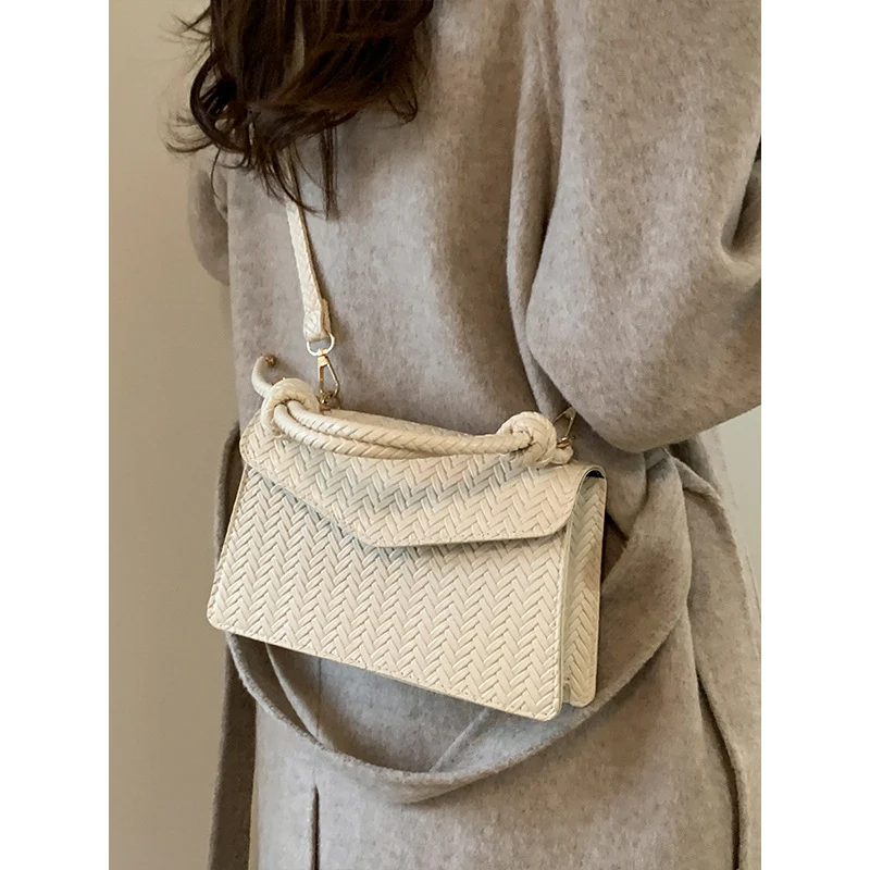 Handgewebte Crossbody Mini Tasche