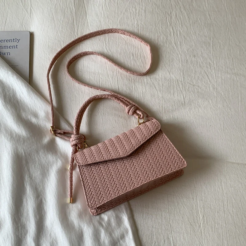 Handgewebte Crossbody Mini Tasche