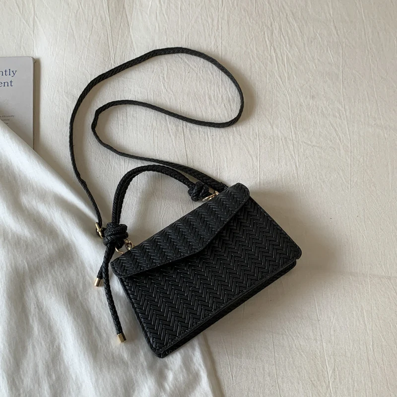 Handgewebte Crossbody Mini Tasche