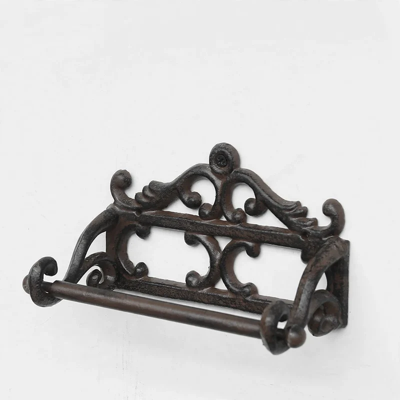 Wandhalter aus Gusseisen für Handtücher und Papier