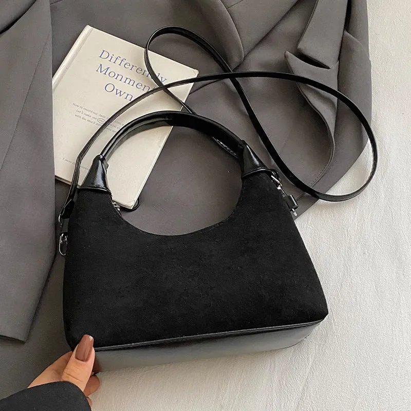 Elegante Plüsch-Handtasche