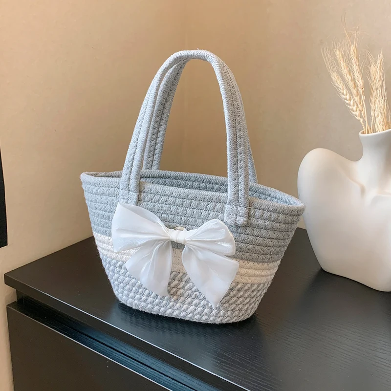 Handgefertigte Strohtote Tasche 1790617096