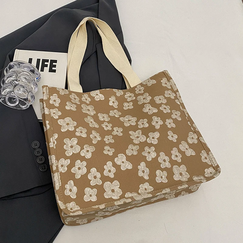 Blumenmuster Mini Tote Bag