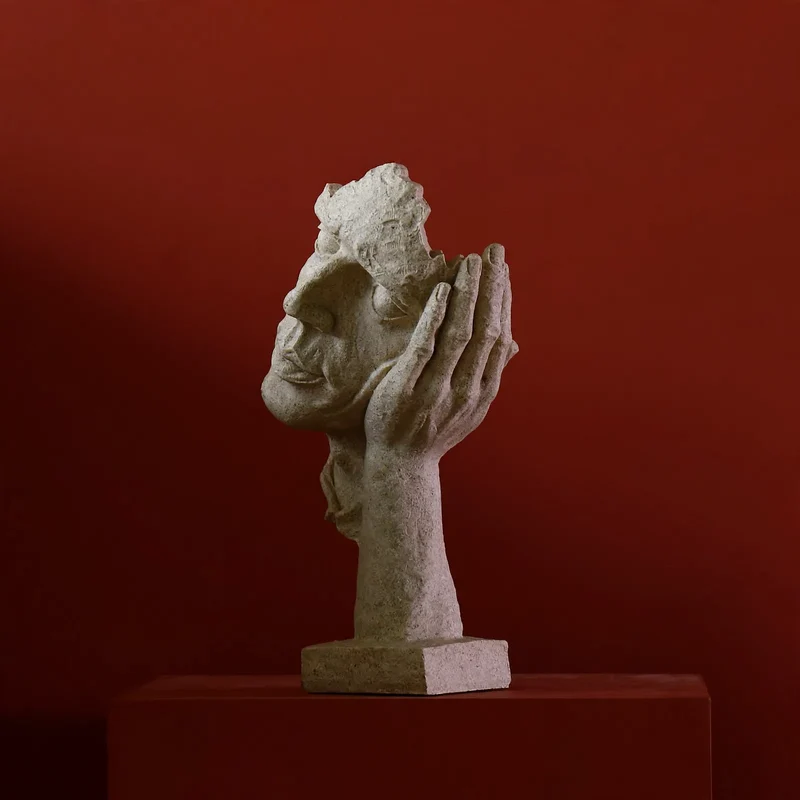Moderne Kunstharz-Dekofigur
