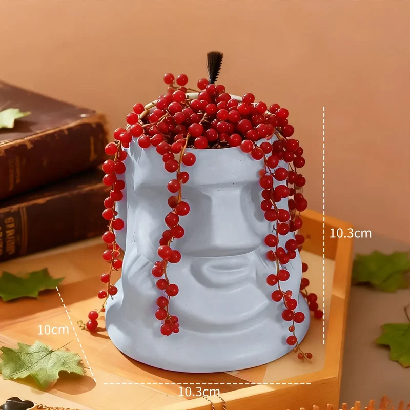Moai-Blumentopf für Sukkulenten