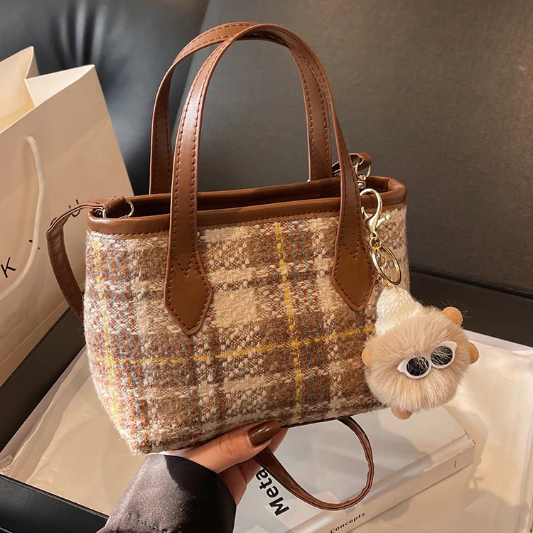 Karo Handtasche