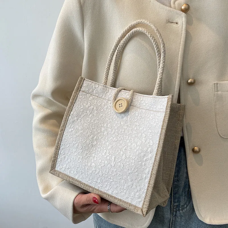 Blumenmuster Handtasche