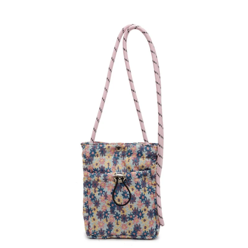 Blumenmuster Crossbody Pouch Tasche