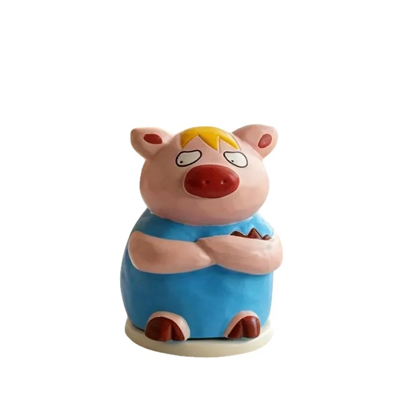 Schweinchen-Zahnstocherbox aus Kunststoff