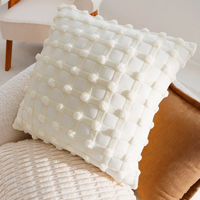 Kissenbezug aus Leinen, 45 x 45 cm, modernes Design