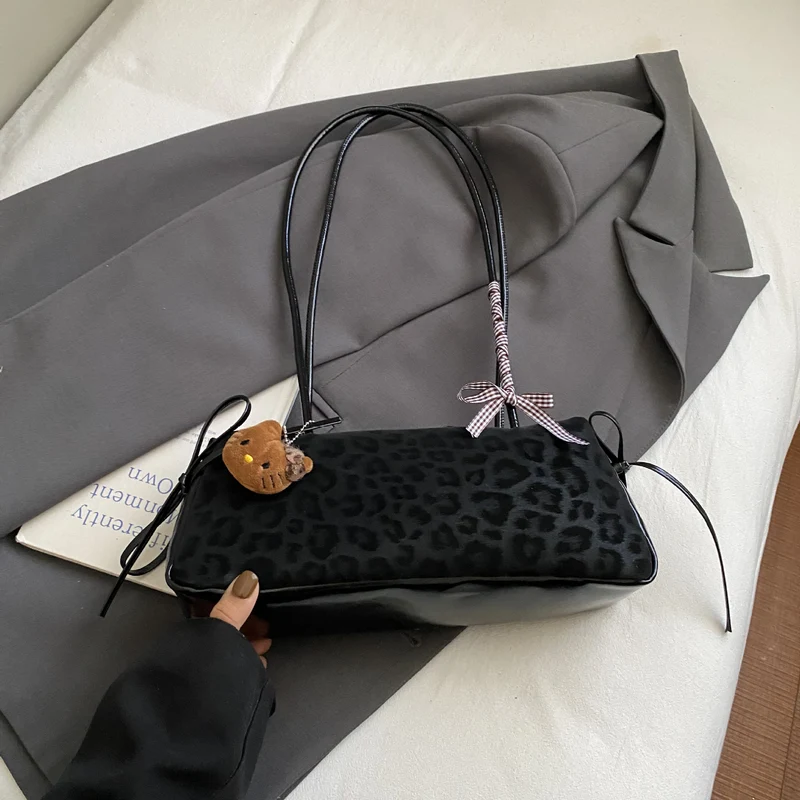 Leopardprint-Handtasche
