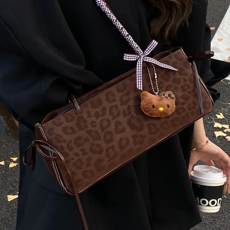 Leopardprint-Handtasche