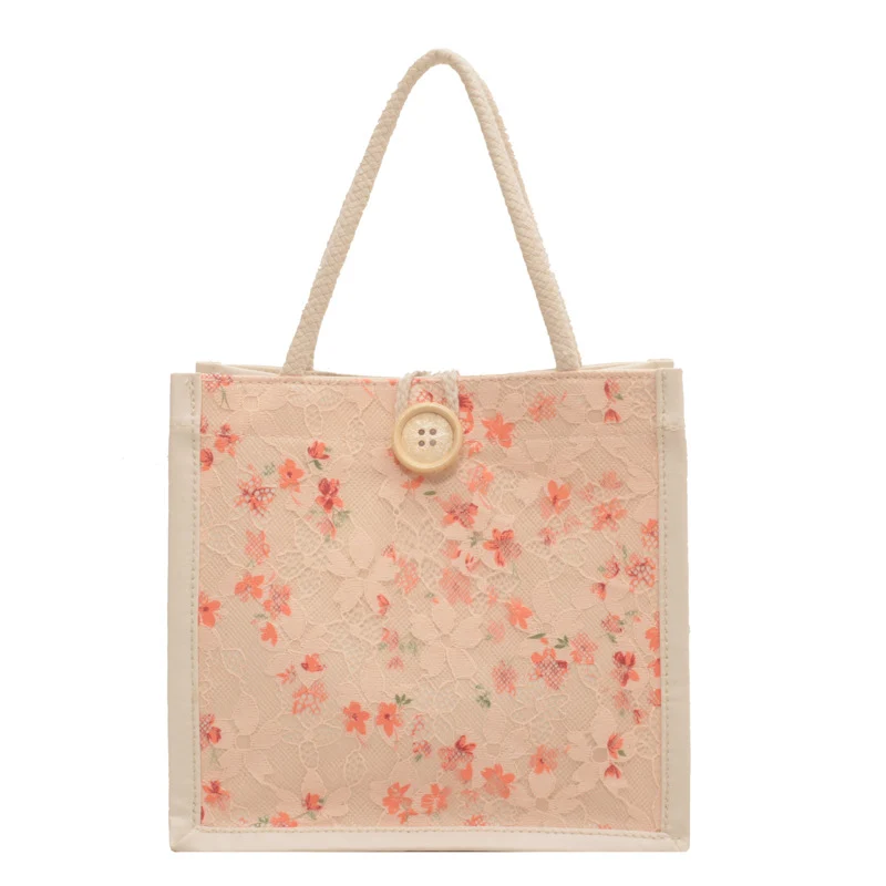 Dekorativer Floral-Shopper