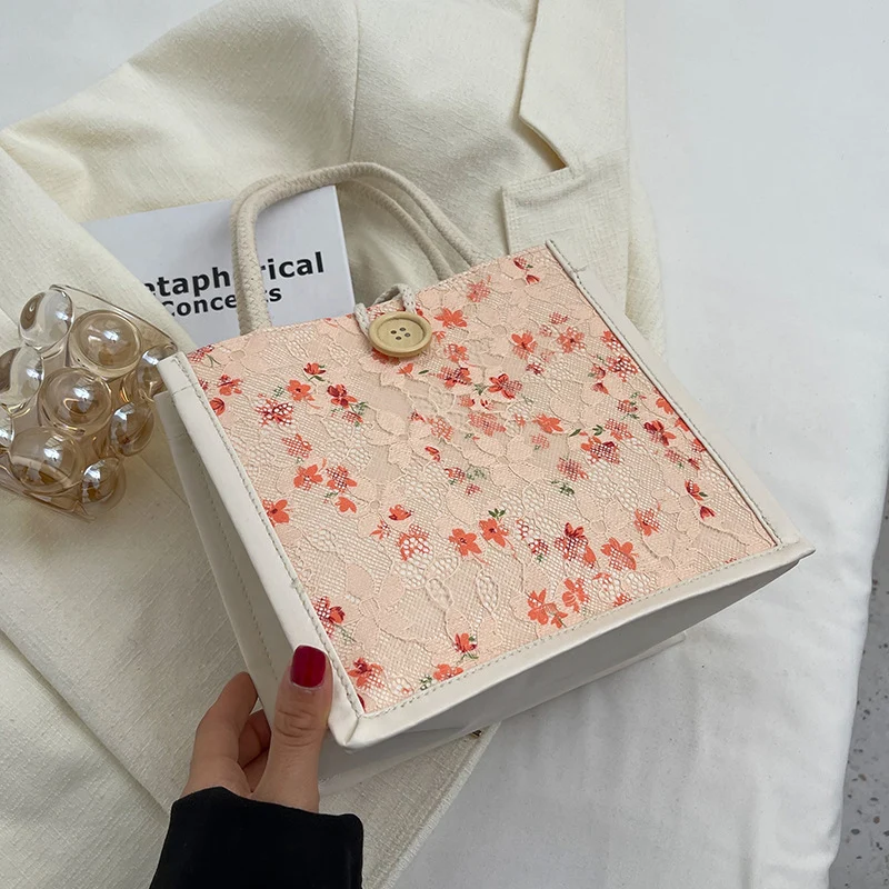Dekorativer Floral-Shopper