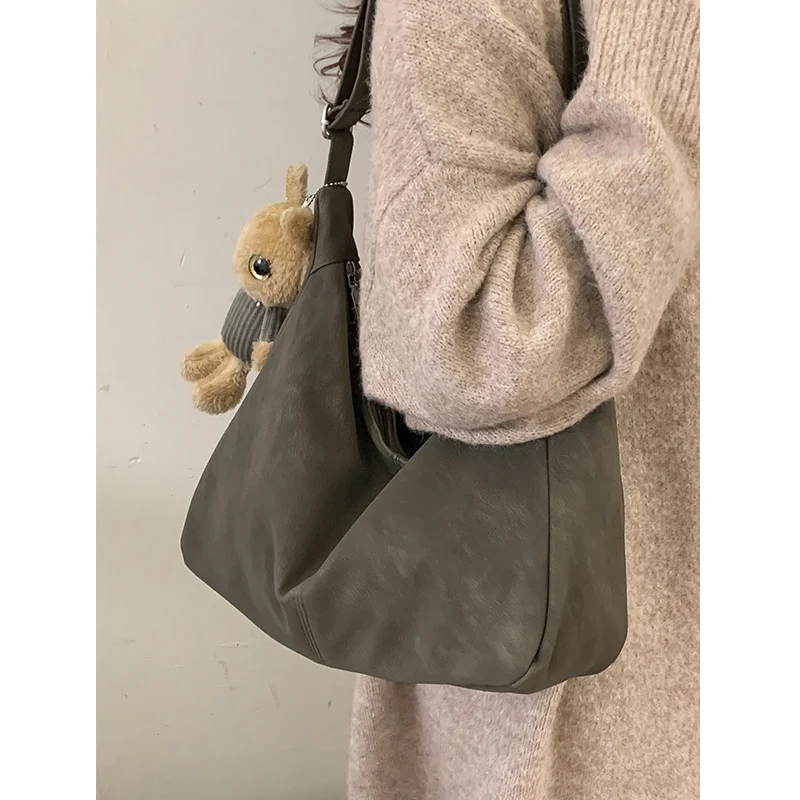 Elegante Leder Hobo Tasche