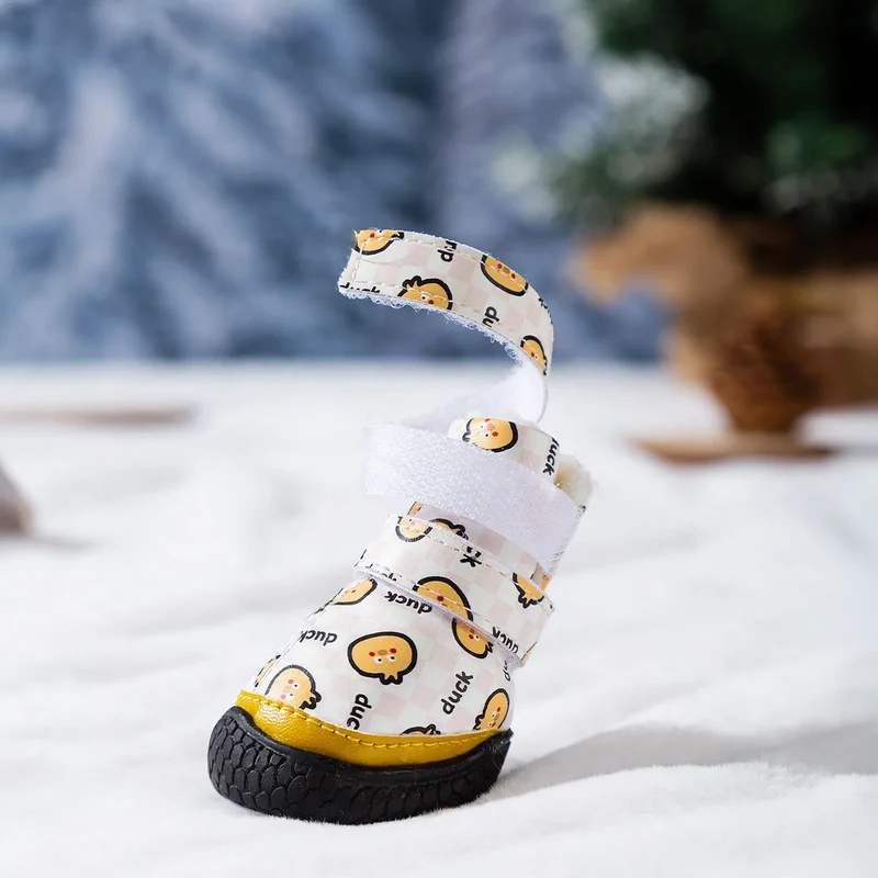 Hundeschuhe mit Fleecefutter, rutschfest