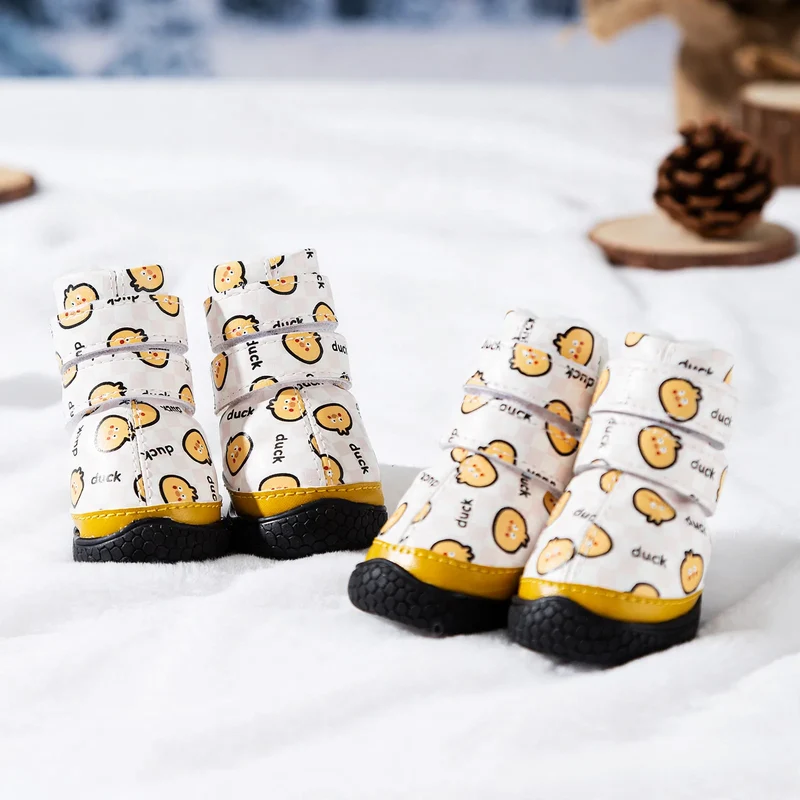 Hundeschuhe mit Fleecefutter, rutschfest