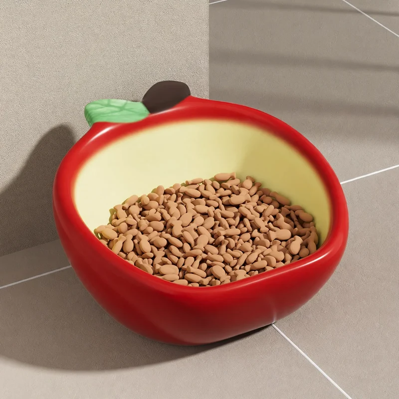 Keramiknapf mit Fruchtdesign für Haustiere