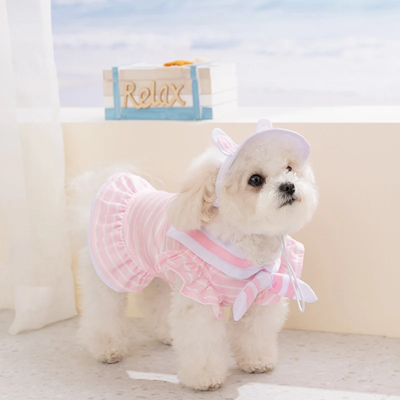 Hundekleid für kleine Hunde, Sommer, 2-teilig