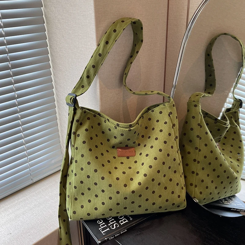 Lässige Polka Dots Hobo Tasche