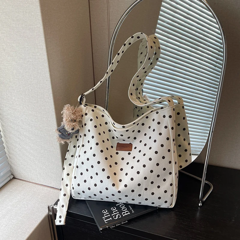 Lässige Polka Dots Hobo Tasche