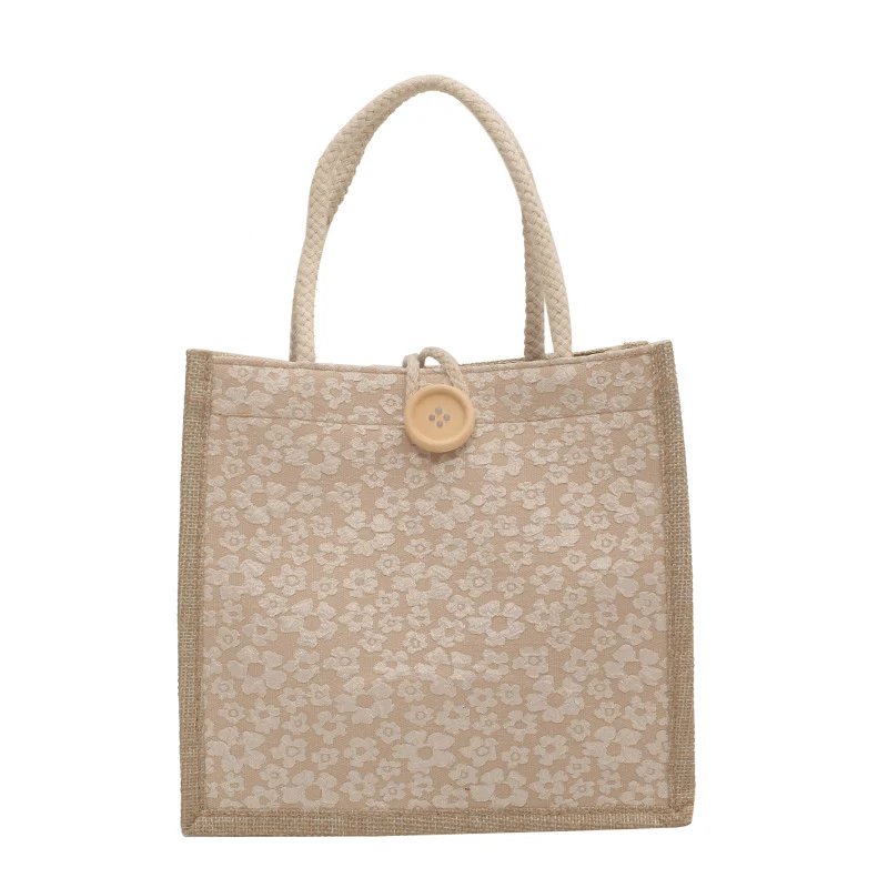 Elegante floral gemusterte Handtasche