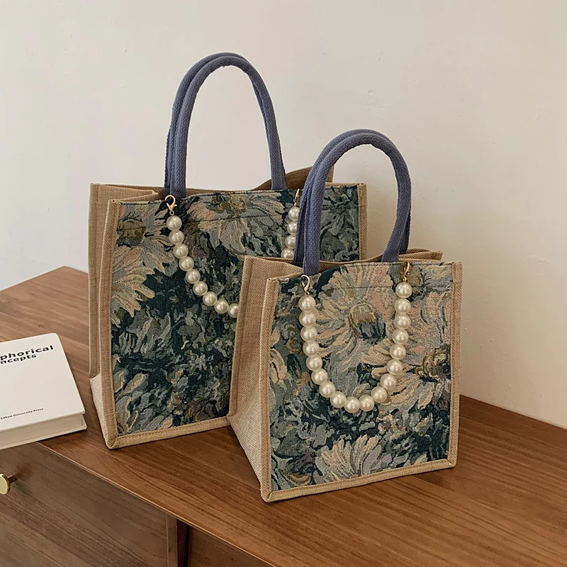 Elegante Blumenmuster Tasche