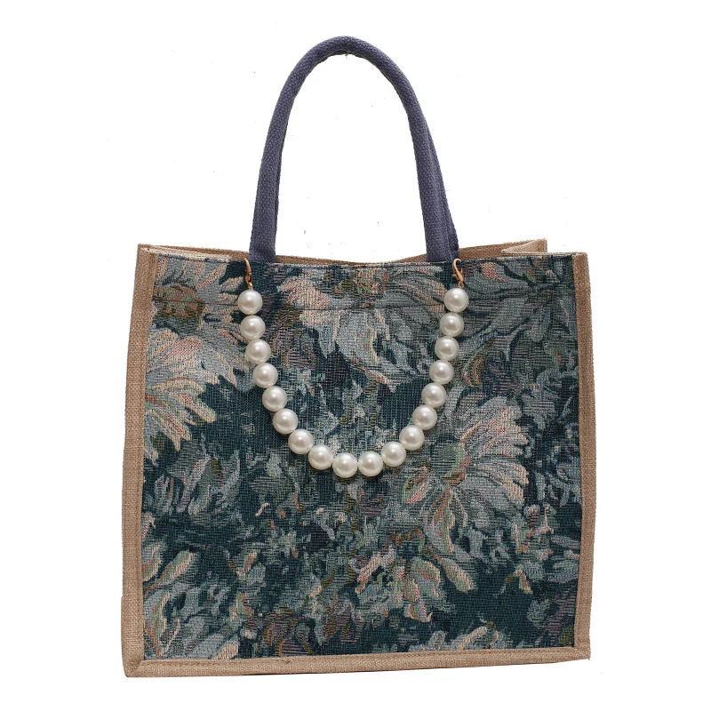 Elegante Blumenmuster Tasche
