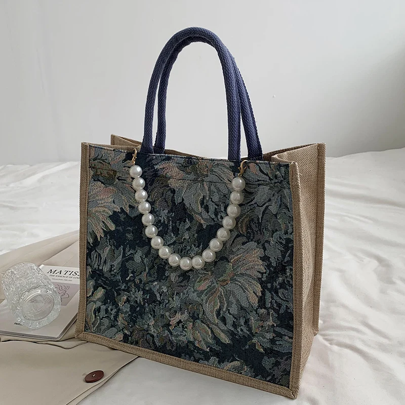 Elegante Blumenmuster Tasche